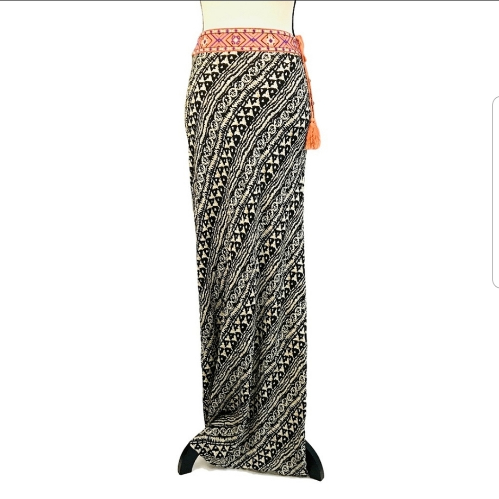 Flying Tomato Tribal Print Maxi Skirt
